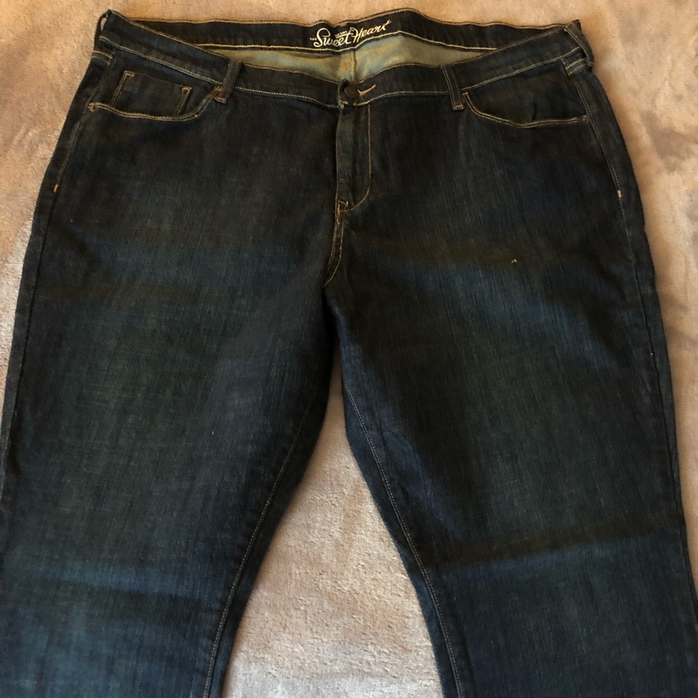 Old navy sweetheart bootcut denim jeans